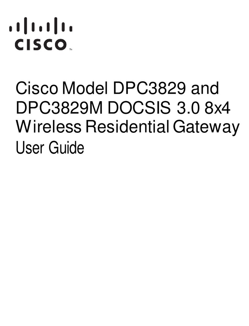 Cisco DPC3829 User manual