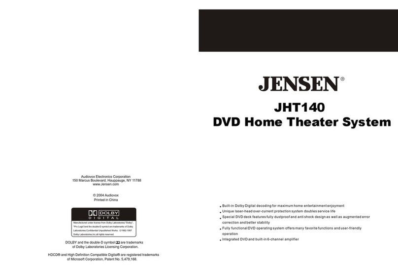 Jensen JHT140 manual&nbsp;