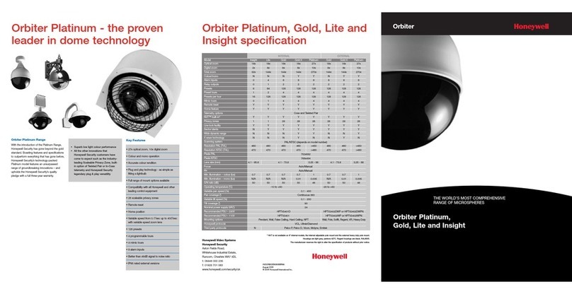 Honeywell Orbiter Platinum Specifications