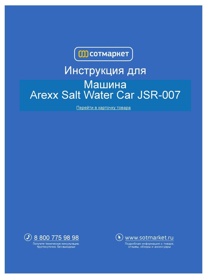 Arexx Salt Water Car JSR-007 User manual
