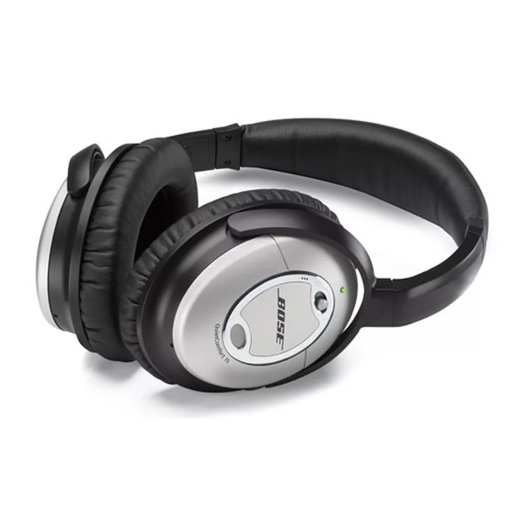 Bose QuietComfort 15 User manual Bose QuietComfort 15 User manual