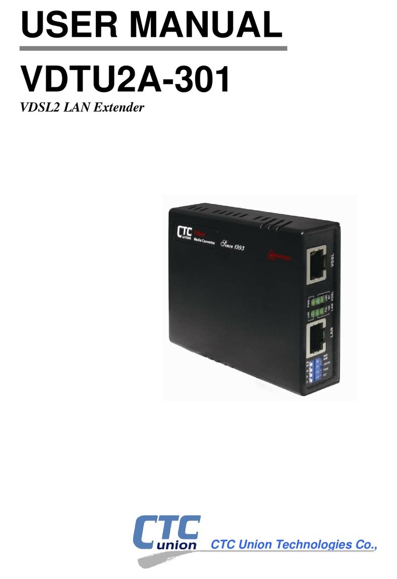 CTC Union VDTU2A-301 user manual