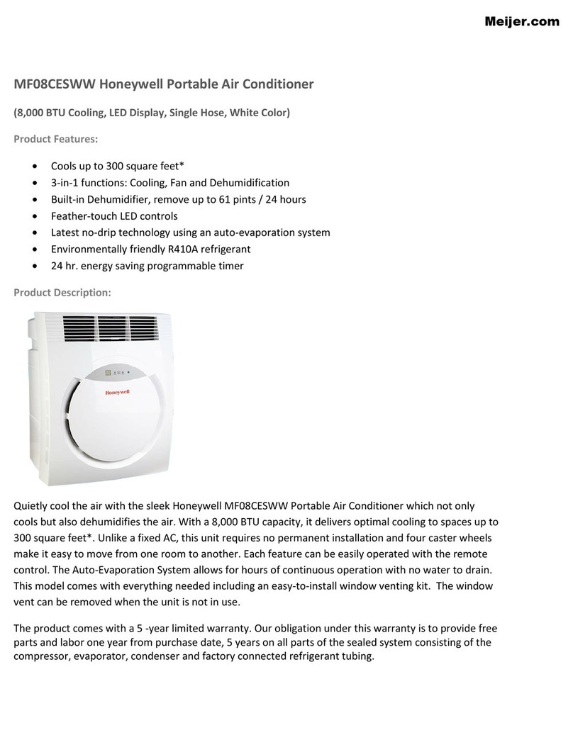 Honeywell MF08CESWW User manual