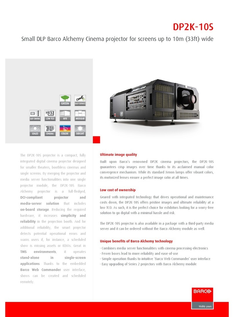Barco DP2K-10S Specifications