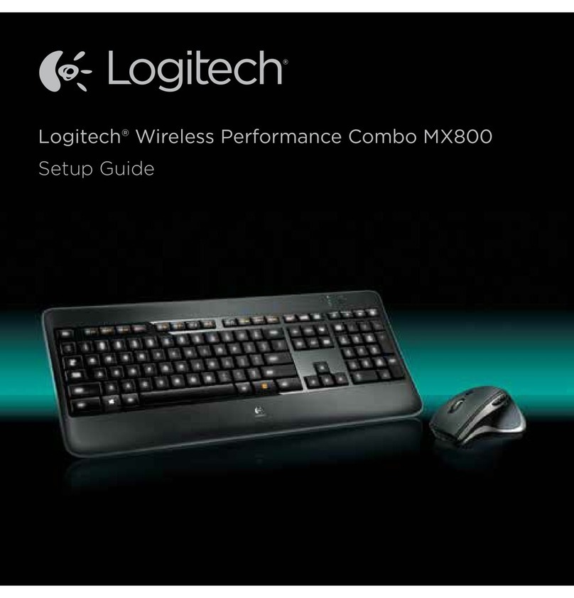 Logitech MX800 User manual