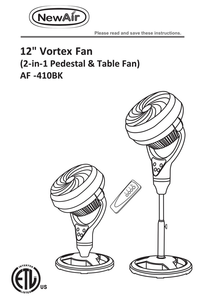 New Air AF-410BK User manual New Air AF-410BK User manual