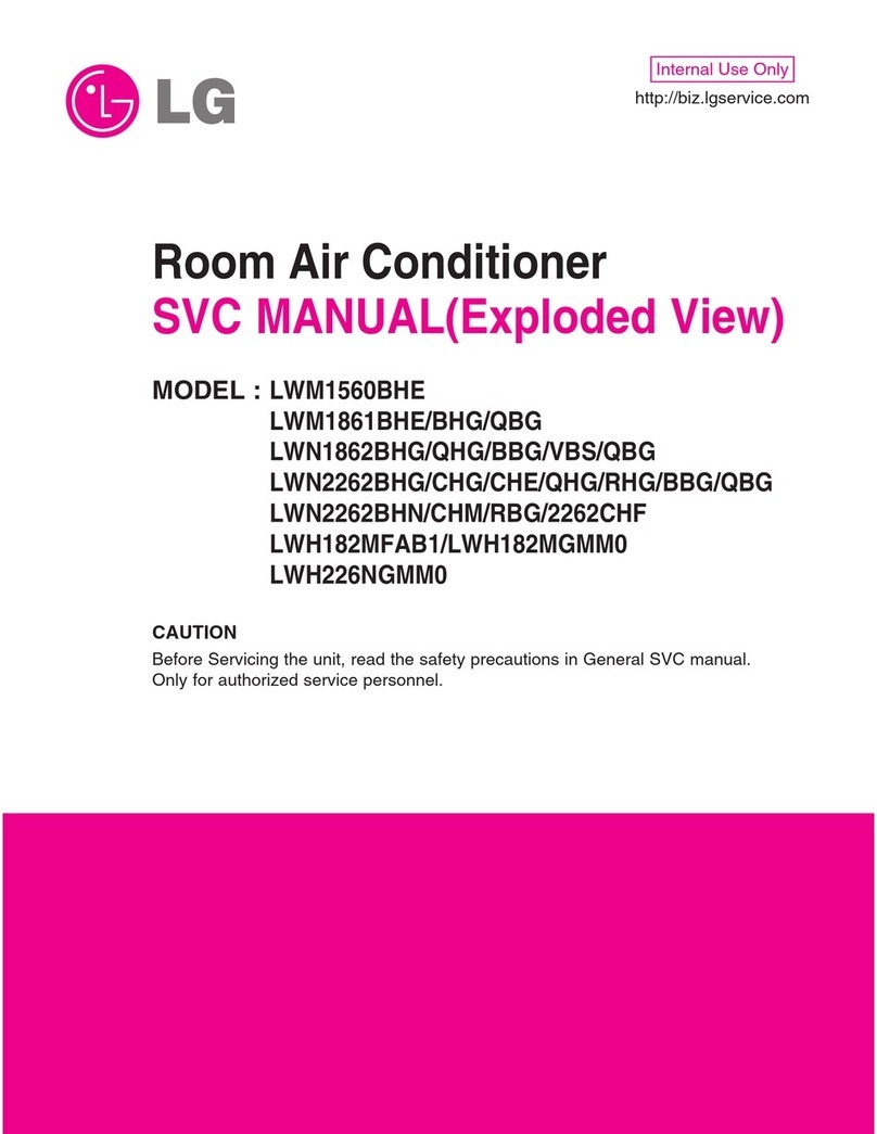 LG LWM1560BHE User manual