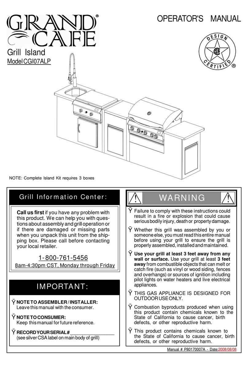 GrandCafe CGI07ALP User manual