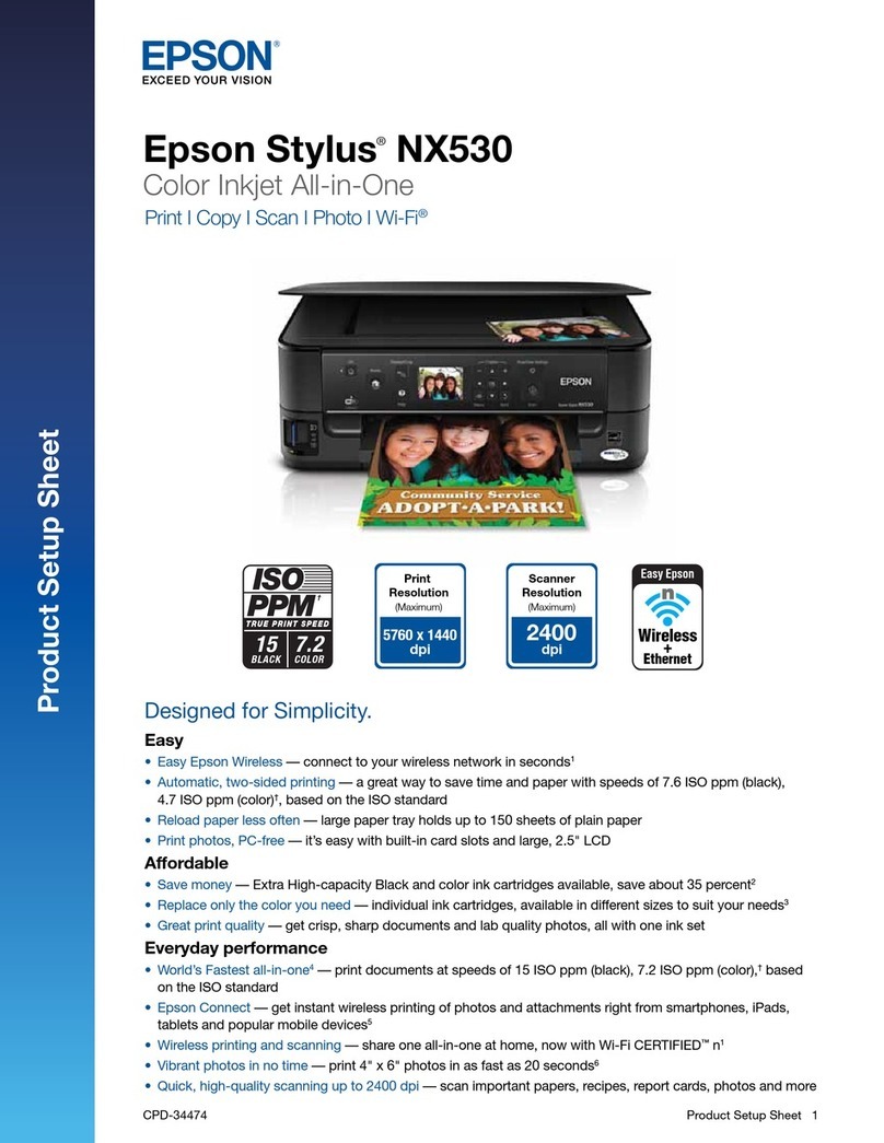 Epson Epson Stylus NX530 Manual
