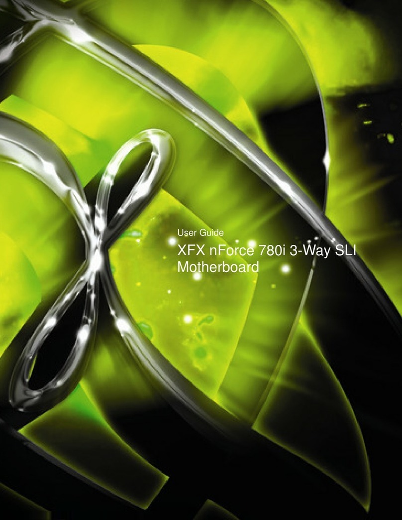 XFX nForce 780i 3-Way SLI user guide