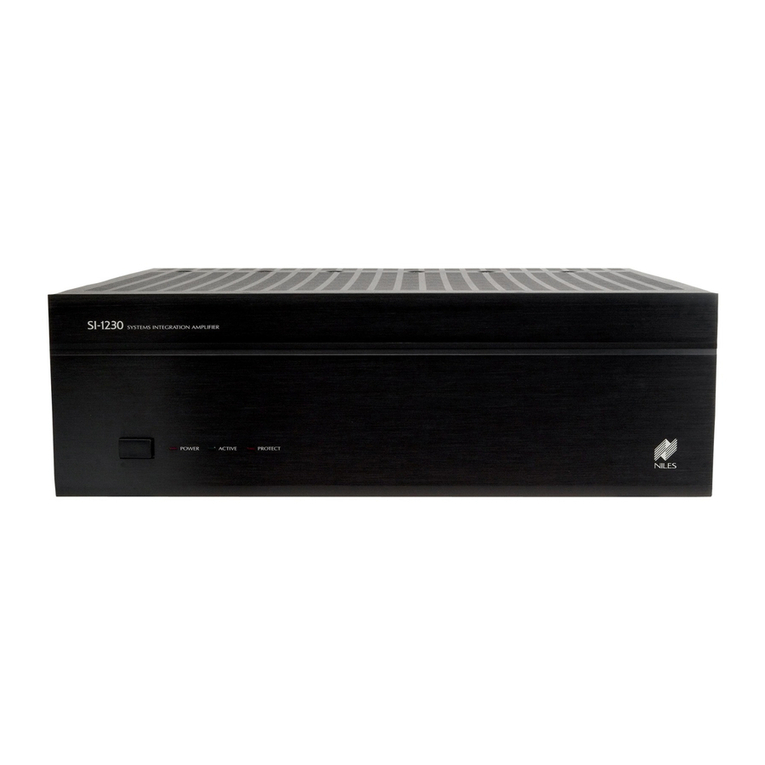 Niles SI-1230 Series 2 Installation & operation guide