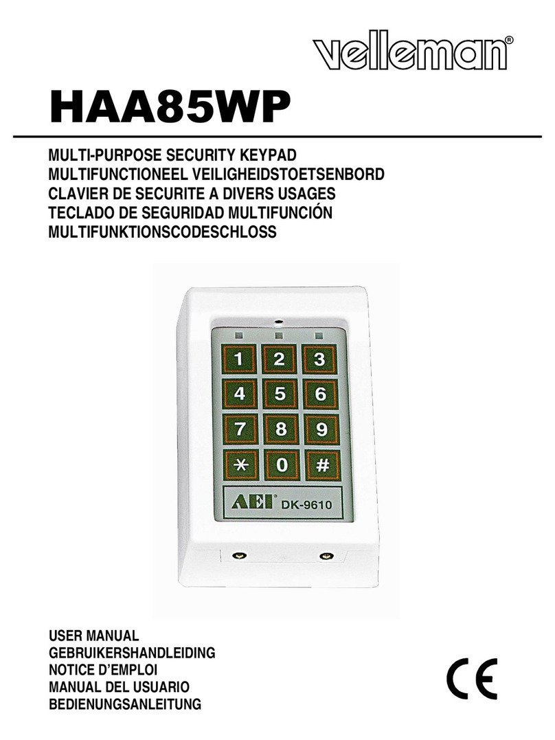 Velleman HAA85WP User manual Velleman HAA85WP User manual