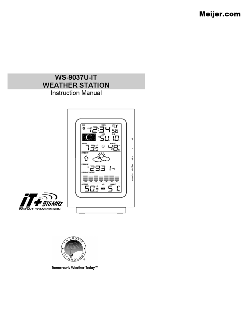 La Crosse Technology WS-9037U-IT User manual La Crosse Technology WS-9037U-IT User manual
