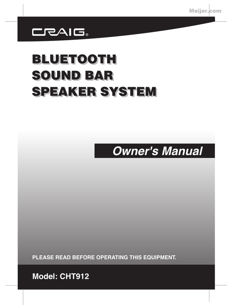 Craig CHT912 User manual Craig CHT912 User manual
