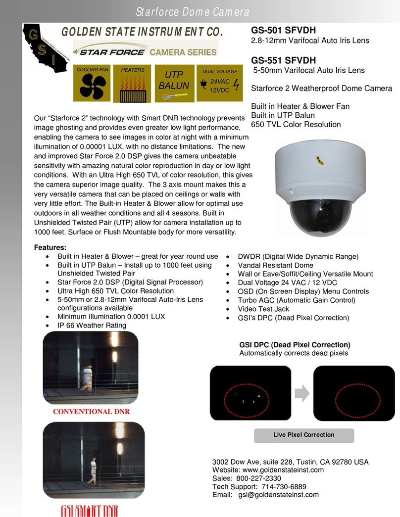 GSI Group Starforce GS-501 SFVDH Specifications