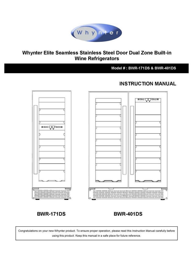Whynter BWR-171DS instruction manual