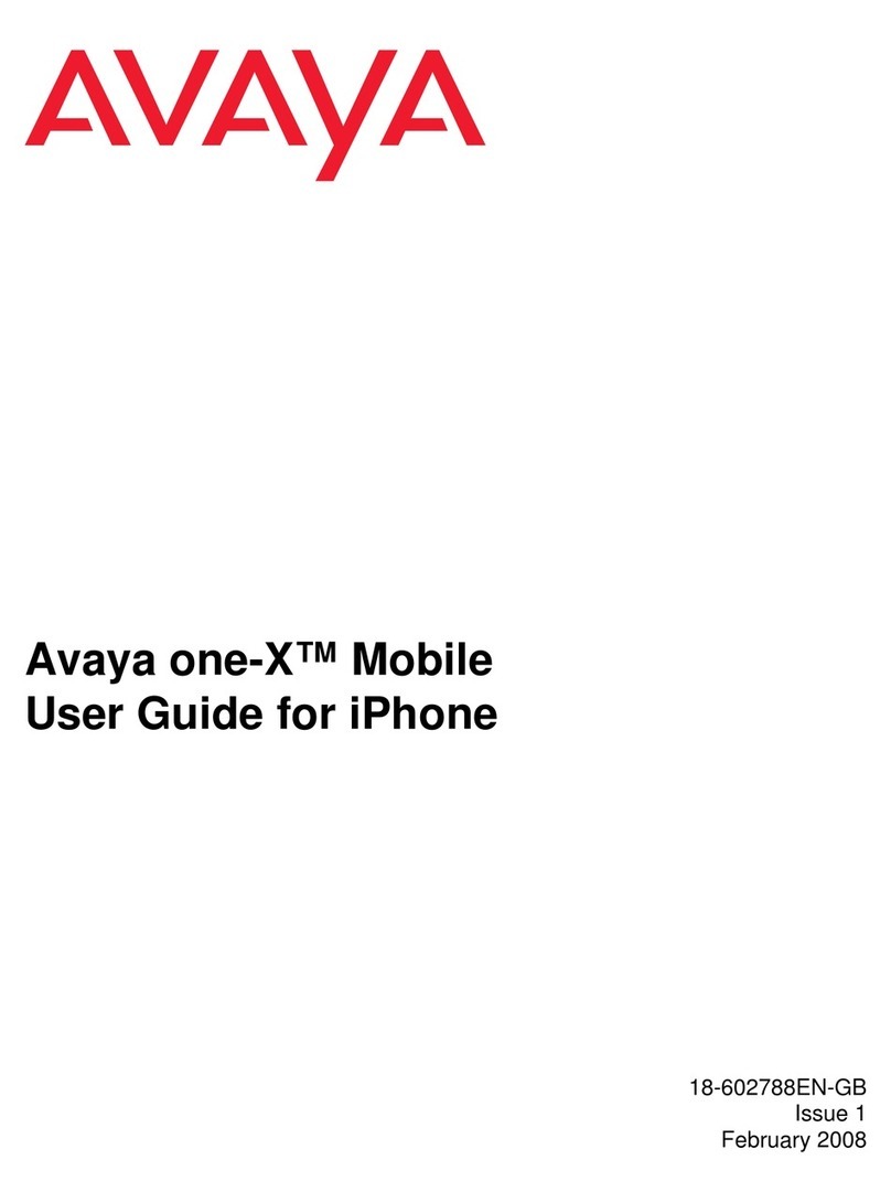 Avaya one-X Quick Edition user guide