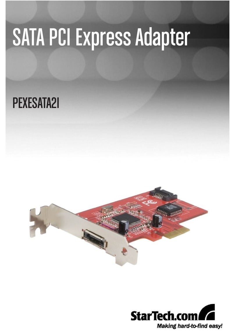 StarTech.com PEXESATA2I User manual