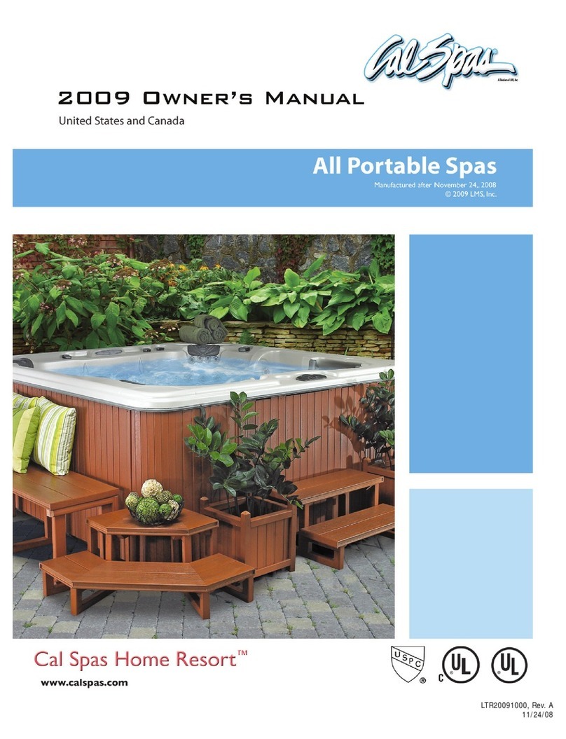 Calflame Portable Spa owner's manual