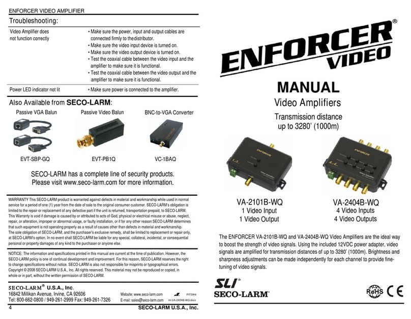 ENFORCER VA-2101B-WQ manual&nbsp;