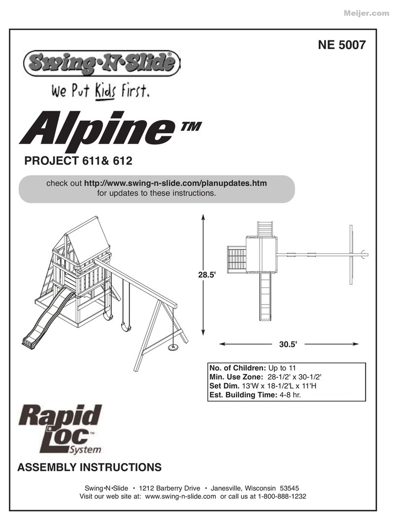 Swing-N-Slide Alpine 611 Assembly instructions