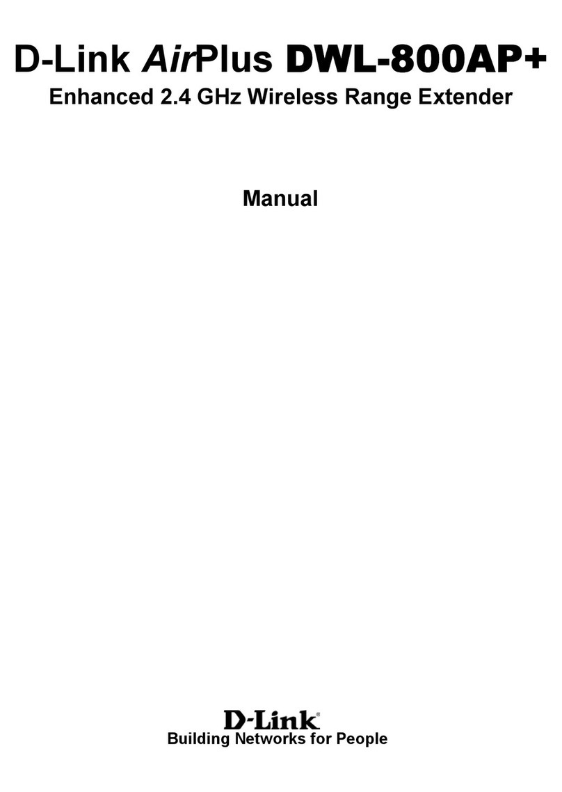 D-Link AirPlus DWL-800AP+ User manual D-Link AirPlus DWL-800AP+ User manual