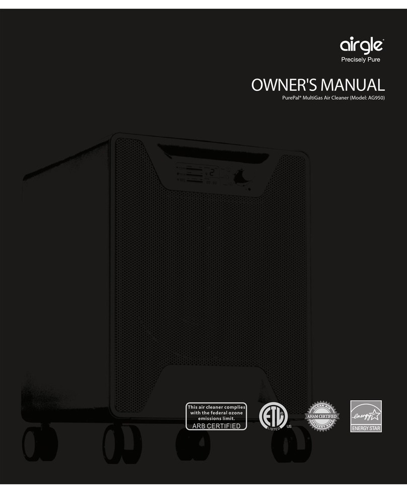 Airgle Purepal AG950 owner's manual