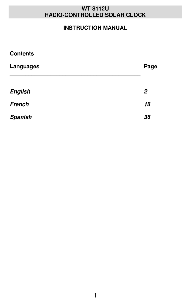 La Crosse Technology WT-8112U User manual