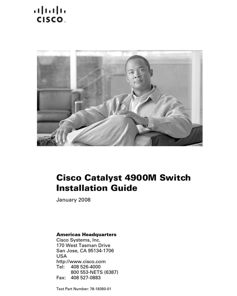 Cisco 4900M - Catalyst Switch User manual Cisco 4900M - Catalyst Switch User manual