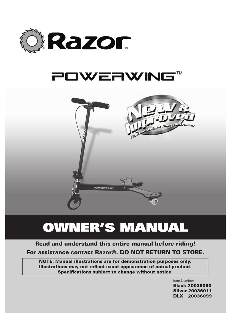 Razor Powerwing User manual