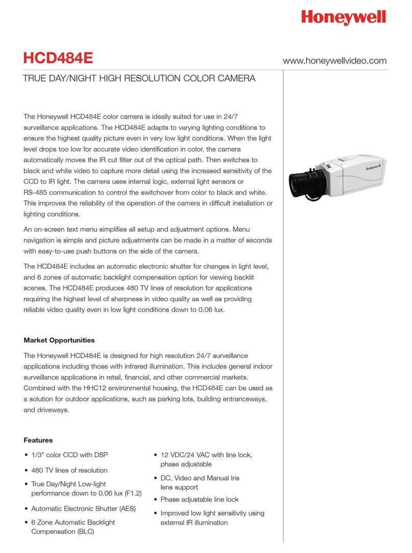 Honeywell HCD484E Specifications