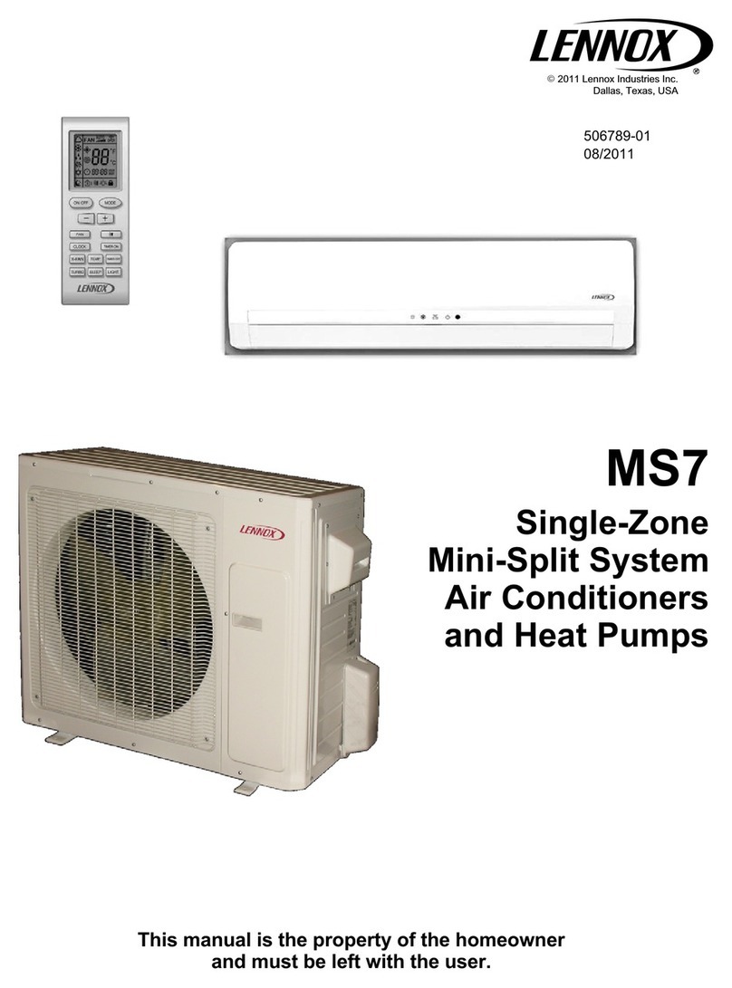 Lennox MS7 User manual