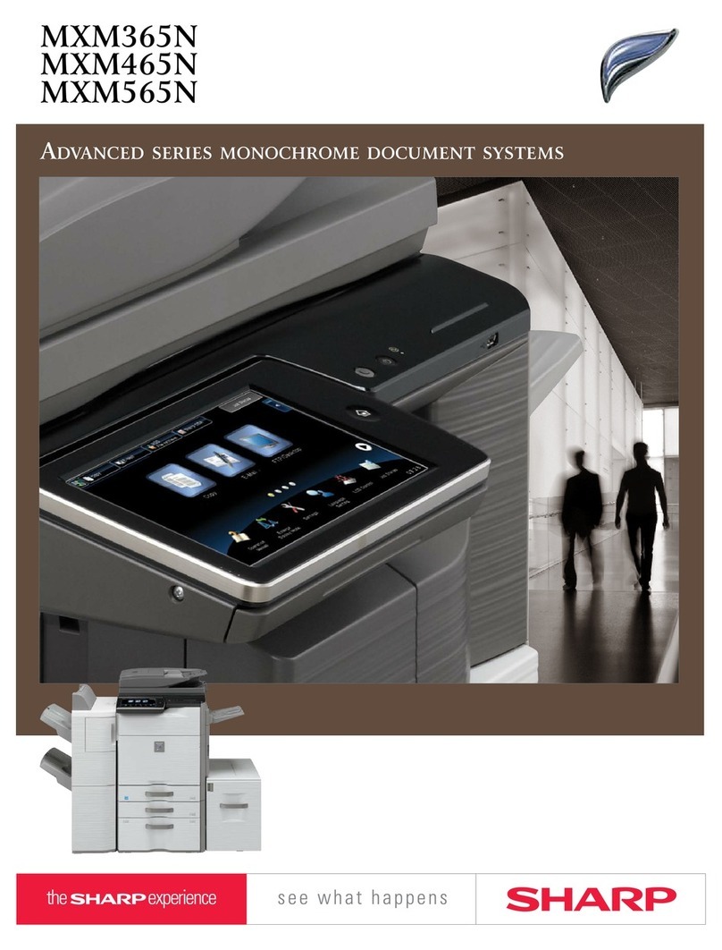 Sharp Advanced MXM365N User manual Sharp Advanced MXM365N User manual