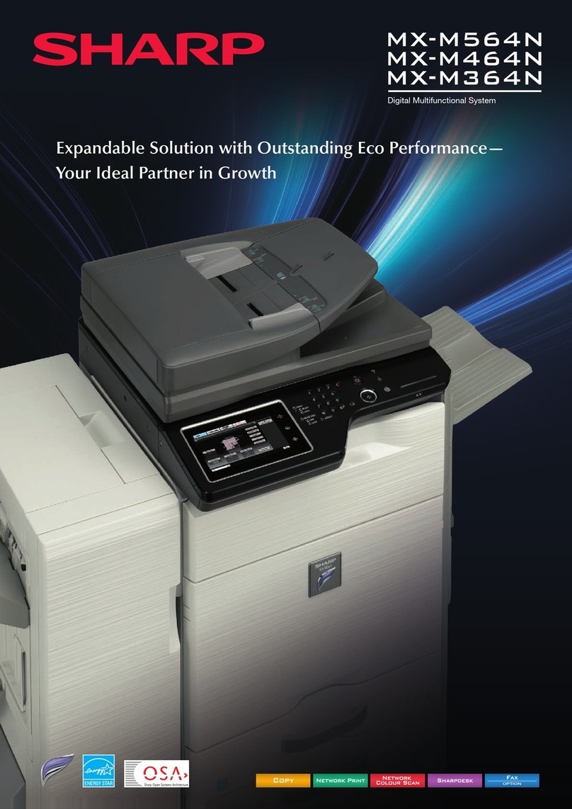 Sharp MX-M564N User manual