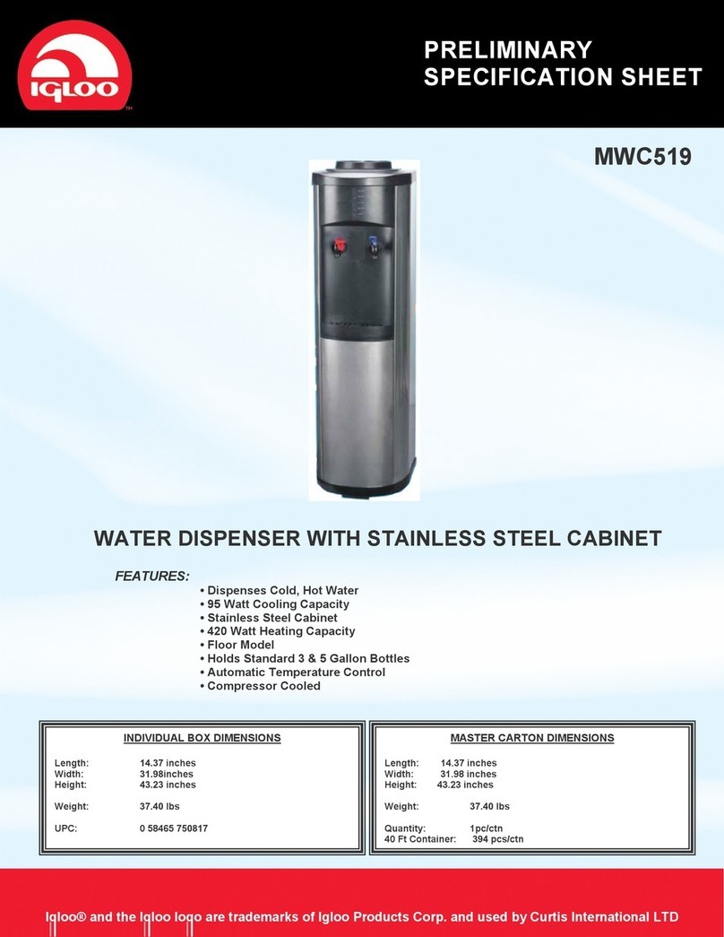 Curtis Igloo MWC519 User manual