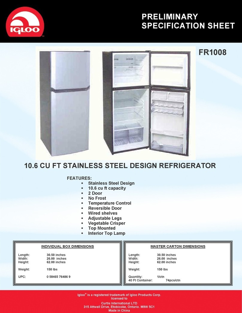 Igloo IGLOO FR1008 User manual