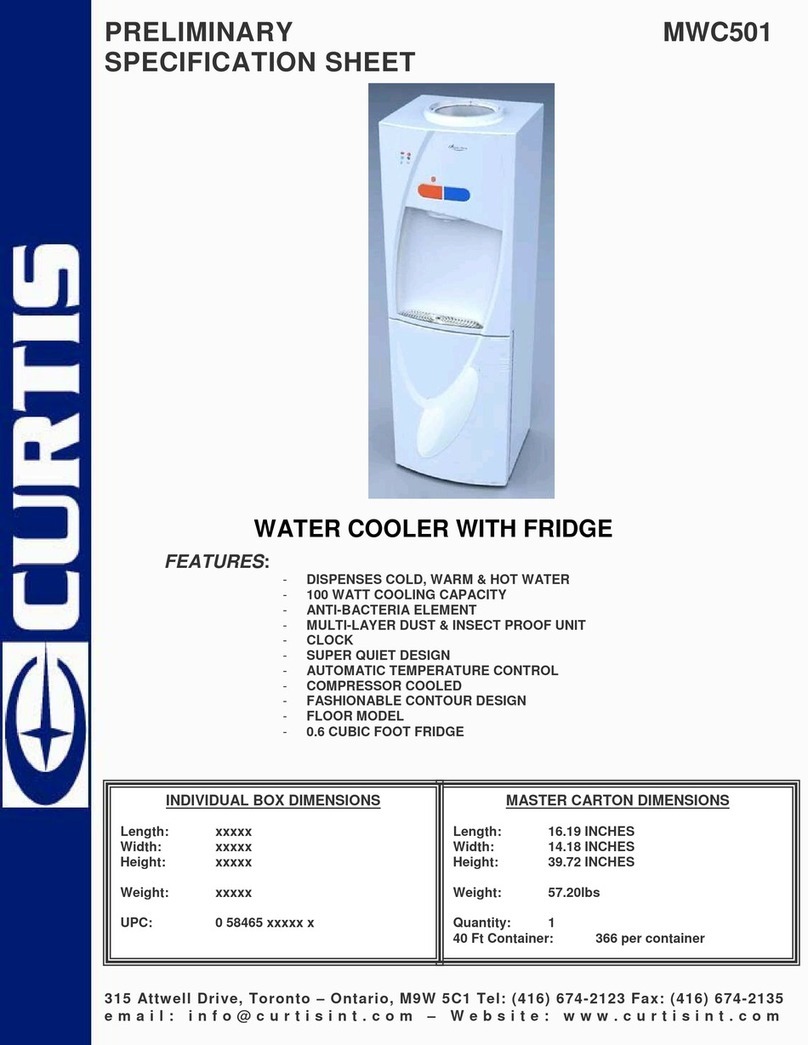 Curtis MWC501 User manual