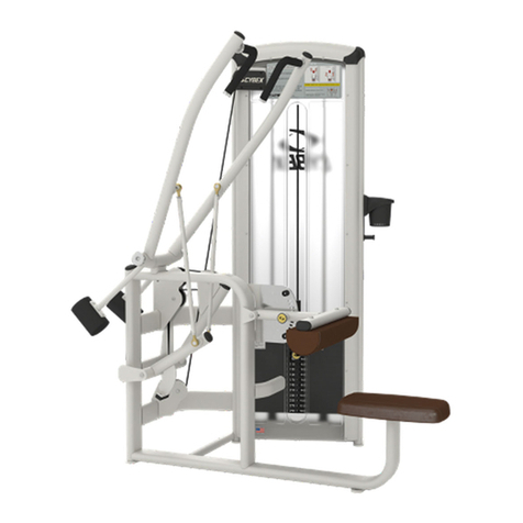 CYBEX VR3 Lat Pull Instruction Manual