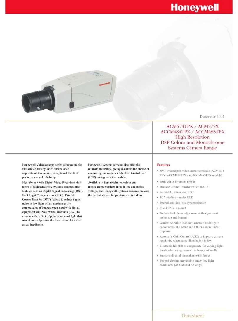 Honeywell ACM574TPX User manual