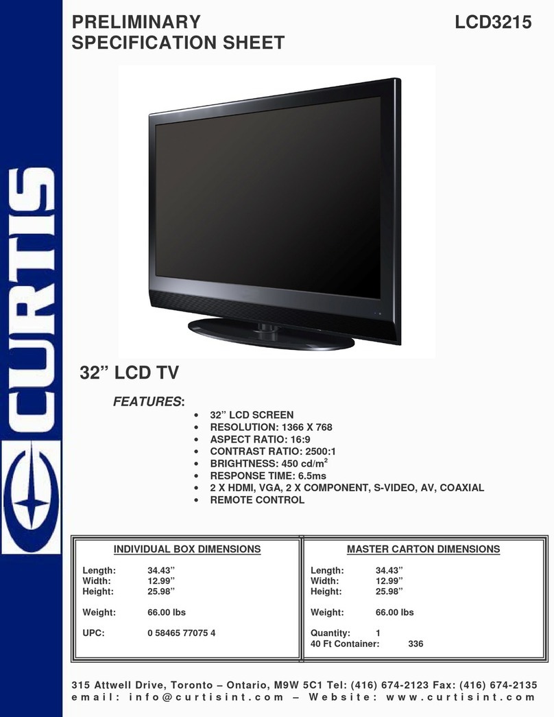 Curtis LCD3215 User manual