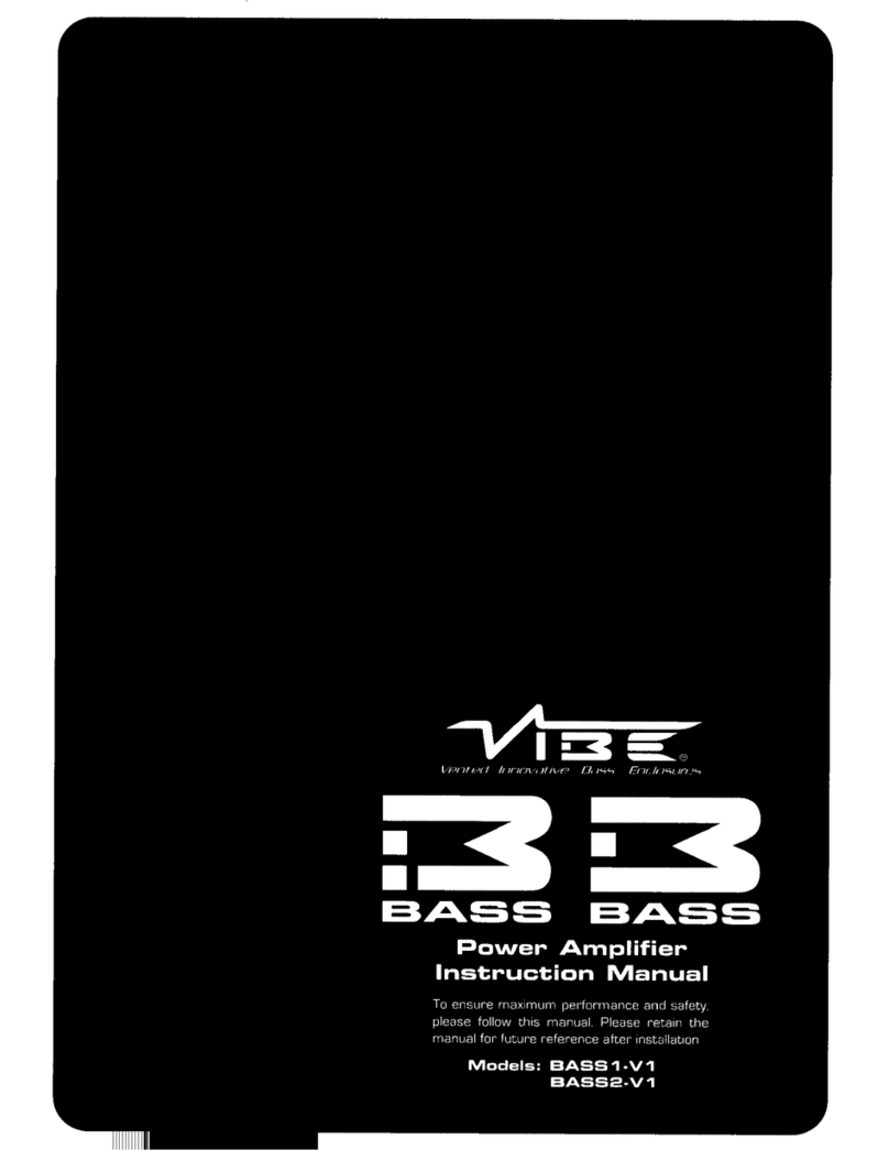 Vibe BASS1-V1 instruction manual