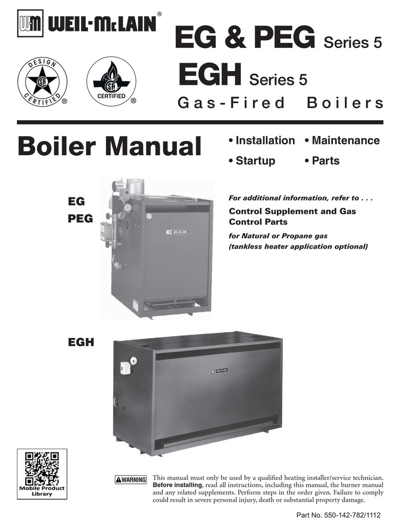 Weil-McLain EGH 5 Series User manual