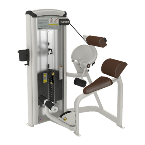 CYBEX VR3 Back Extension Instruction Manual