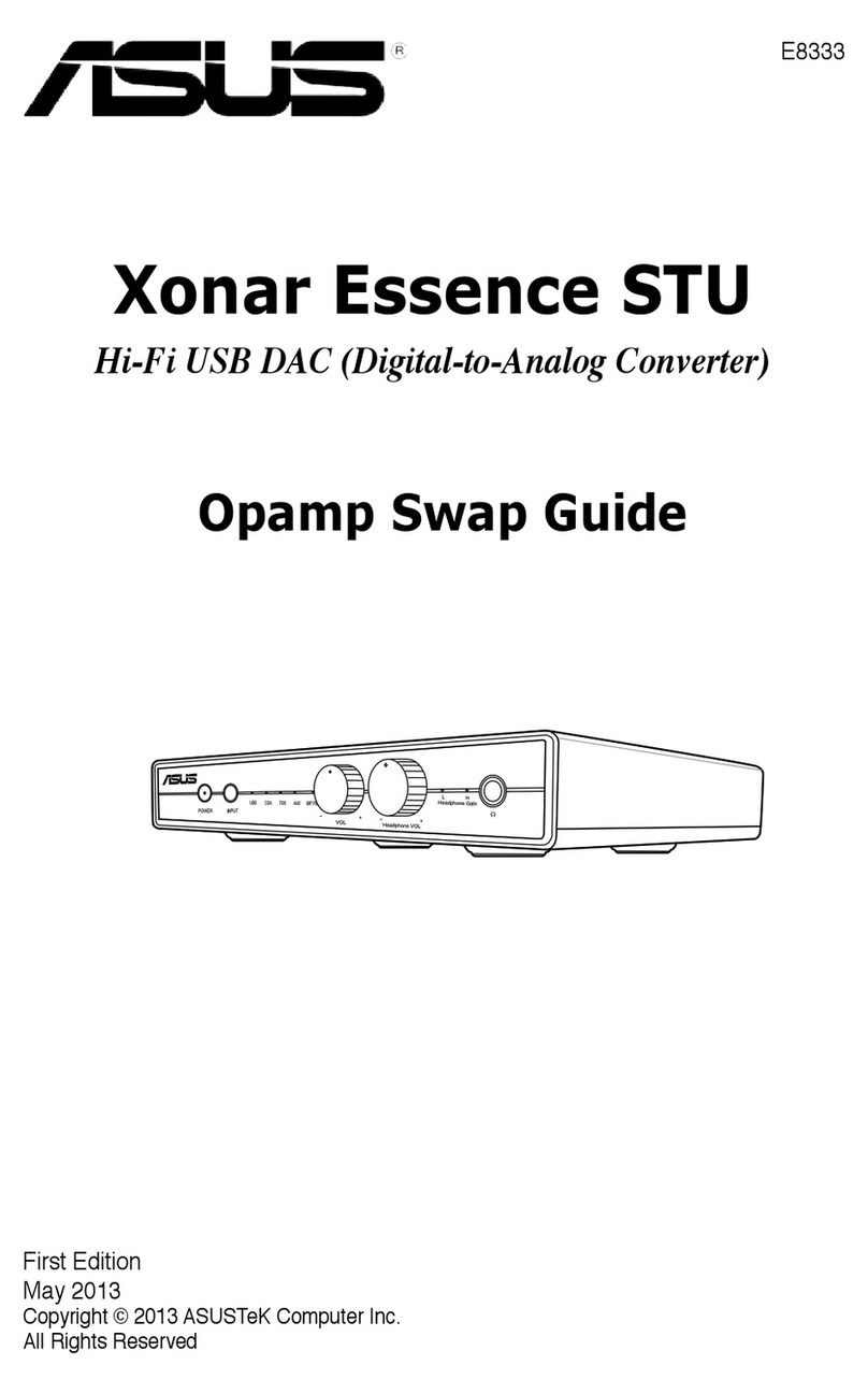 Asus Xonar Essence STU Guide