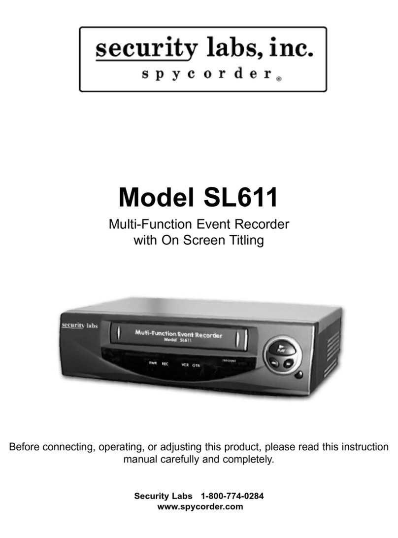 Security Labs SL611 User manual