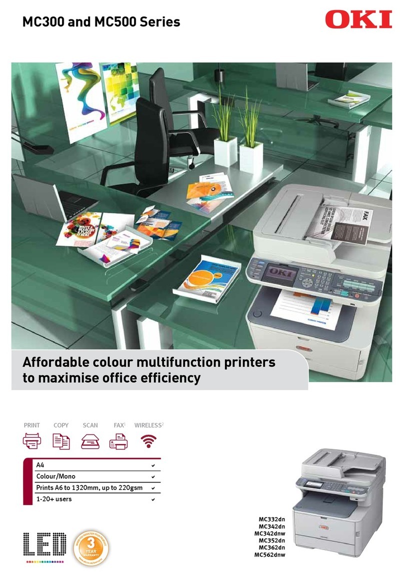 Oki MC332dn Installation guide