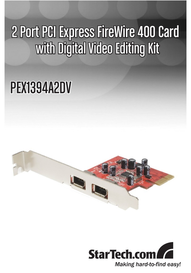 StarTech.com PEX1394A2DV User manual