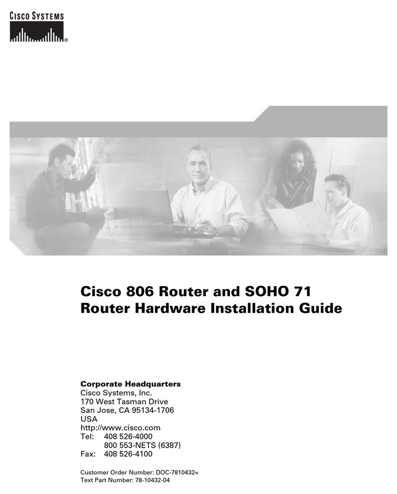 Cisco SOHO 71 User manual