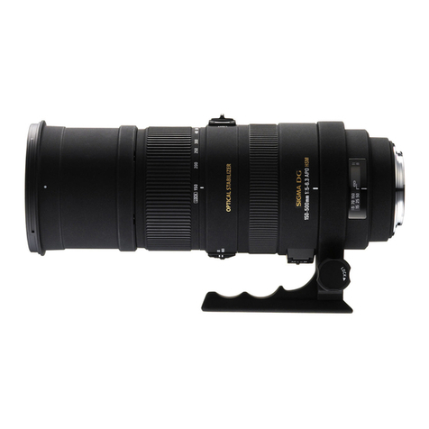 Sigma APO 150-500mm F5-6.3 instructions