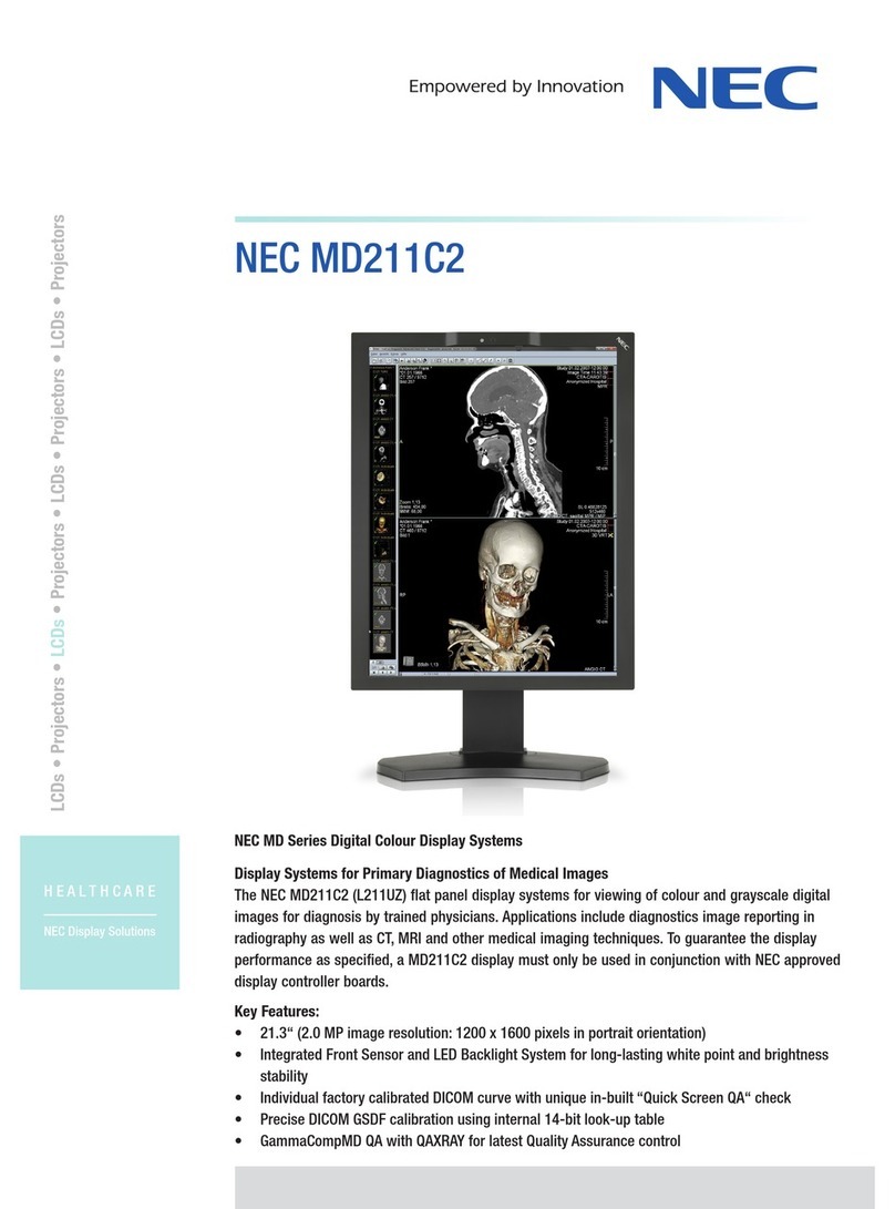 NEC MD211C2 User manual